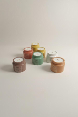 Mum Kavanozu- % 100 Doğal Vegan Soya Wax