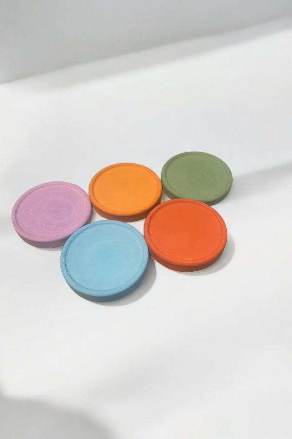 Beton Bardak Altlığı 3'lü Karışık Set