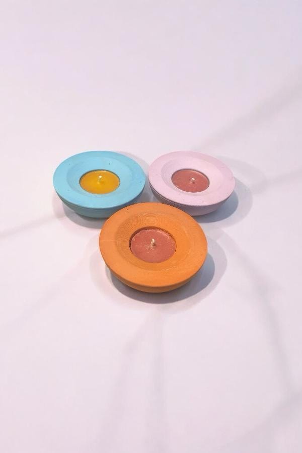 Tealight Mumluk Mini Tepsi Modelli