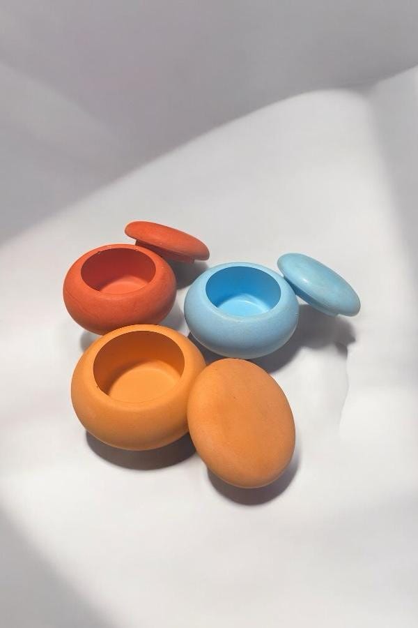 Tealight Mumluk Kapaklı Kutulu