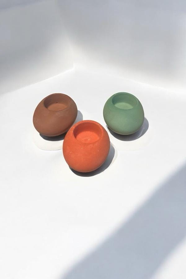 Tealight Mumluk Taş modelli