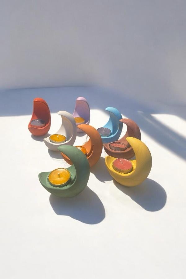 Tealight Mumluk Ay Modeli