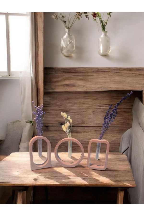 Çiçeklik 3'lü Set Renkli