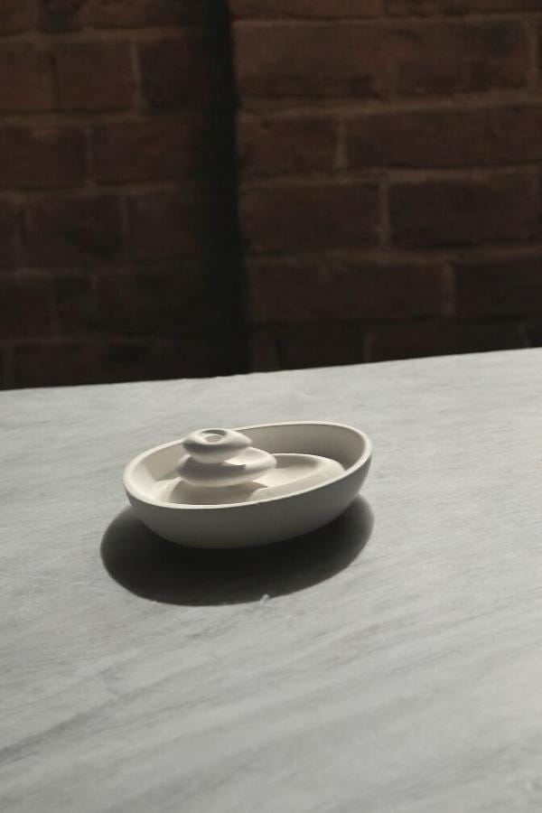 Beton Tütsülük Mini Kayık Model